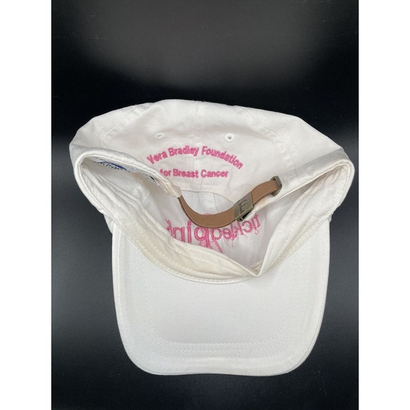 Vera Bradley Tickled Pink Breast Cancer Awareness Hat Women’s Adjustable Cap - Picture 4 of 6